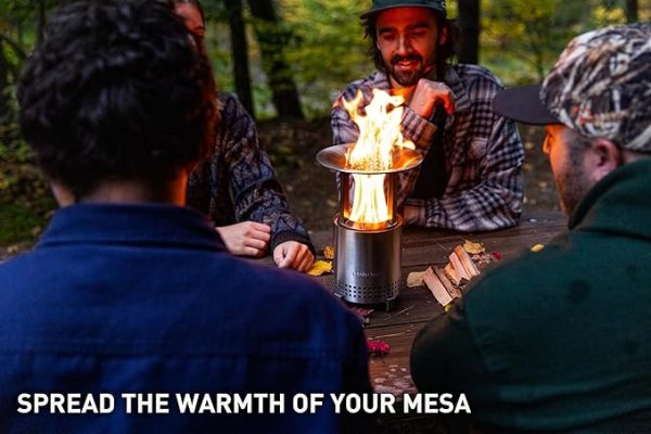 Solo Stove Mesa Heat Deflector, with 3 Detachable Legs, Accessory for Mesa Fire Pit, Captures and redirects Warmth, 304 Stainless Steel (HxDia) 5 x 7.75 in, 1.4 lbs - Image 5
