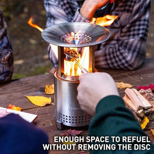 Solo Stove Mesa Heat Deflector, with 3 Detachable Legs, Accessory for Mesa Fire Pit, Captures and redirects Warmth, 304 Stainless Steel (HxDia) 5 x 7.75 in, 1.4 lbs - Image 3